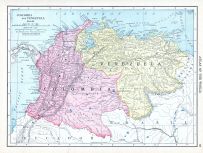 Colombia and Venezuela, World Atlas 1913